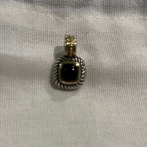 Vintage David Yurman Onyx Pendant